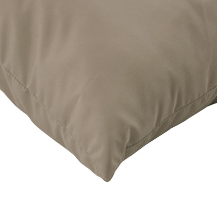 Pallet Cushions 3 pcs Taupe Fabric