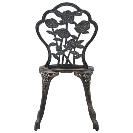 3 Piece Bistro Set Cast Aluminum