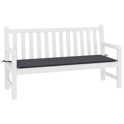 Garden Bench Cushion Black 78.7"x19.7"x1.6" Oxford Fabric