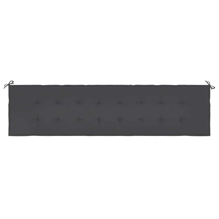 Garden Bench Cushion Black 78.7"x19.7"x1.6" Oxford Fabric
