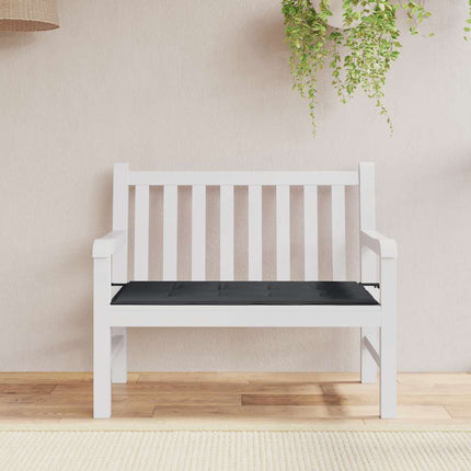 Garden Bench Cushion Black 39.4"x19.7"x1.6" Oxford Fabric