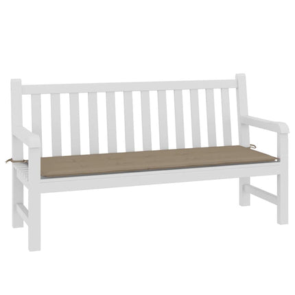 Garden Bench Cushion Taupe 59.1"x19.7"x1.6" Oxford Fabric
