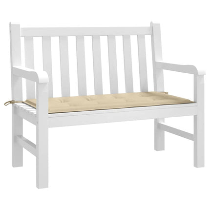 Garden Bench Cushion Beige 47.2"x19.7"x1.6" Oxford Fabric