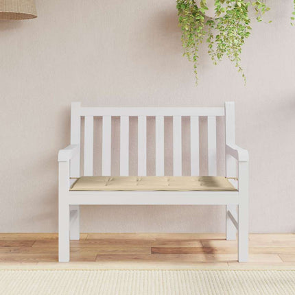 Garden Bench Cushion Beige 47.2"x19.7"x1.6" Oxford Fabric