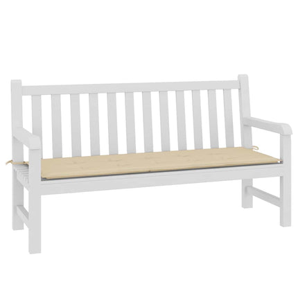 Garden Bench Cushion Beige 59.1"x19.7"x0.8" Oxford Fabric