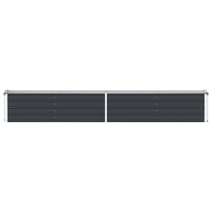 Garden Raised Bed Galvanized Steel 126"x15.7"x17.7" Anthracite
