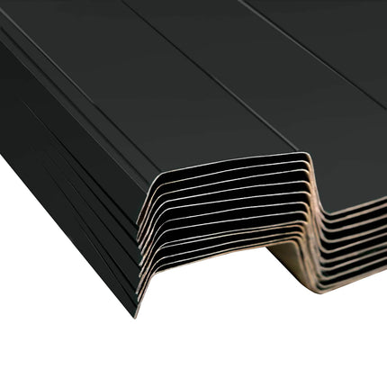 Roof Panel 12 pcs Anthracite 50.79 x 17.72 in Galvanised steel