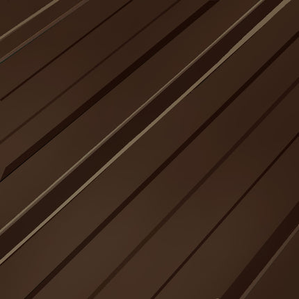 Roof Panel 12 pcs Brown 50.79 x 17.72 in Galvanised steel