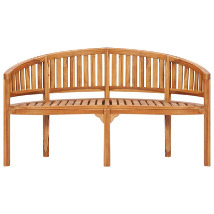 Banana Bench 59.4" Solid Teak Wood