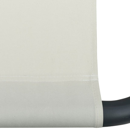 Patio Lounge Bed Fabric Cream