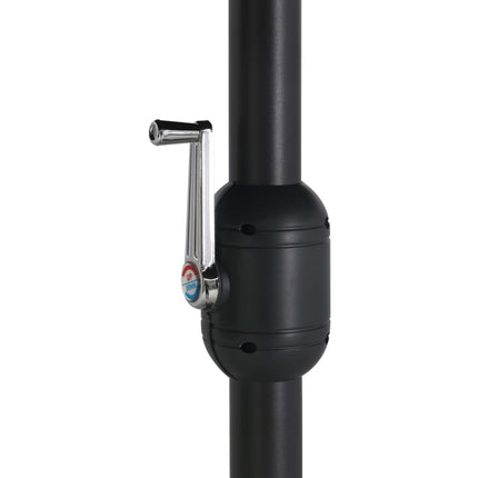 Garden Parasol with Aluminum Pole 181.1"x106.3" Blue