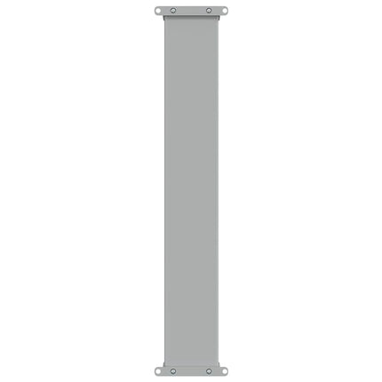 Patio Retractable Side Awning 31.5"x118.1" Gray