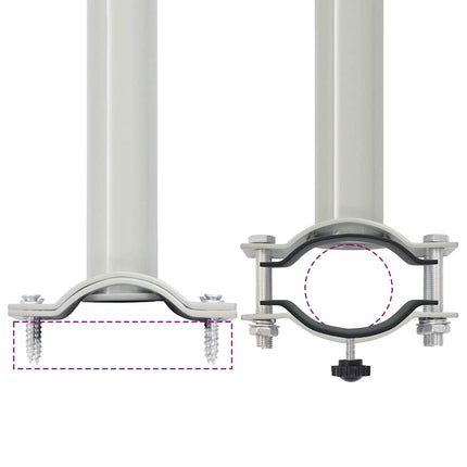Patio Retractable Side Awning 31.5"x118.1" Gray