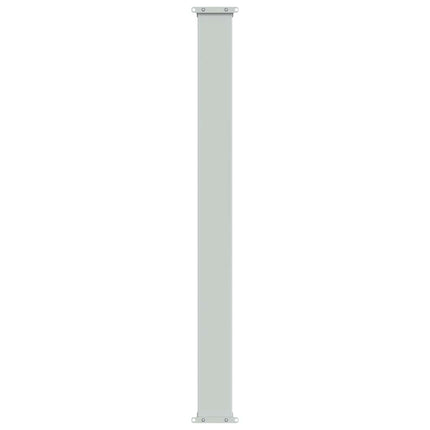 Patio Retractable Side Awning 47.2"x196.9" Gray