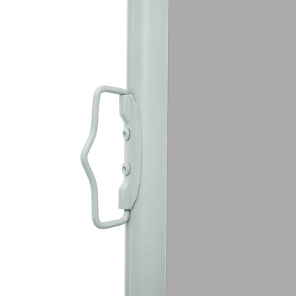 Patio Retractable Side Awning 47.2"x196.9" Gray
