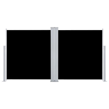 Retractable Side Awning Black 47.2"x236.2