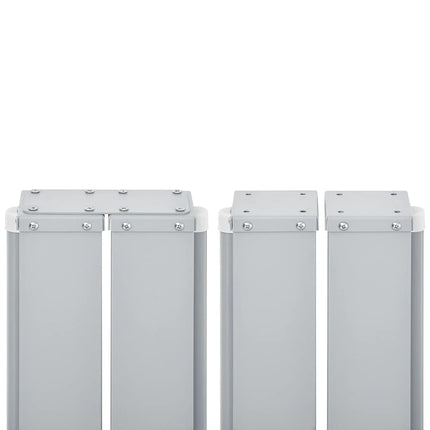 Retractable Side Awning Cream 47.2"x236.2