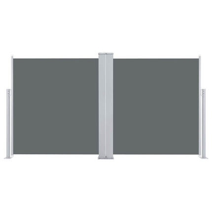 Retractable Side Awning Anthracite 47.2"x236.2