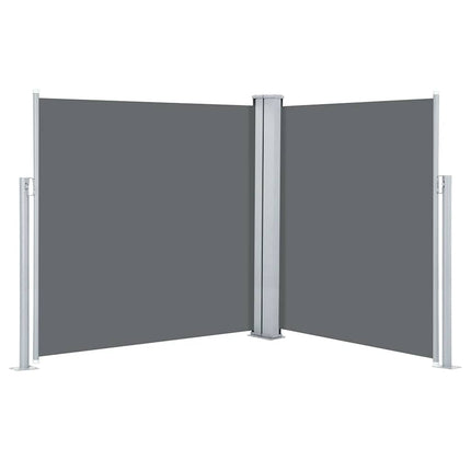 Retractable Side Awning Anthracite 55.1"x236.2