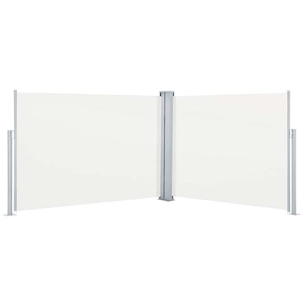 Retractable Side Awning Cream 39.4"x393.7