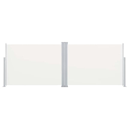 Retractable Side Awning Cream 39.4"x393.7
