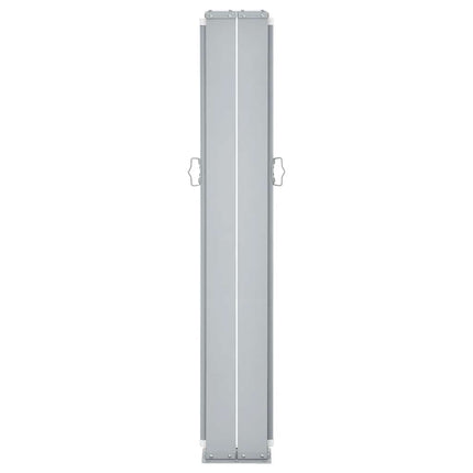 Retractable Side Awning Black 55.1"x393.7