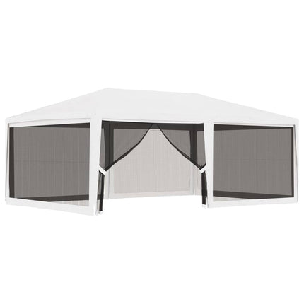 Party Tent with 4 Mesh Sidewalls 13.1'x19.7'White