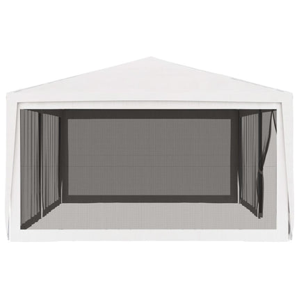 Party Tent with 4 Mesh Sidewalls 13.1'x19.7'White