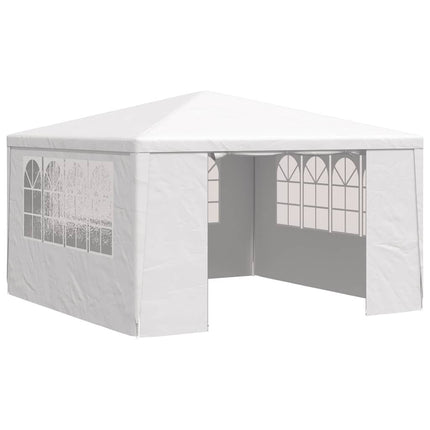 Professional Party Tent with Side Walls 13.1'x13.1'White 0.3 oz/ft²