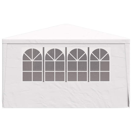 Professional Party Tent with Side Walls 13.1'x13.1'White 0.3 oz/ft²