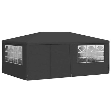Professional Party Tent with Side Walls 13.1'x19.7'Anthracite 0.3 oz/ft²