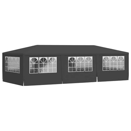Professional Party Tent with Side Walls 13.1'x29.5'Anthracite 0.3 oz/ft²