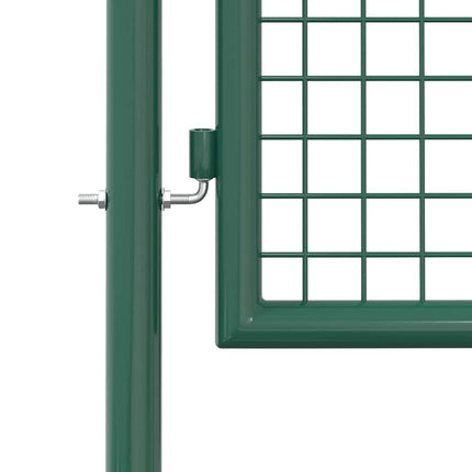 Fence Gate Steel 39.4x59.1" Green