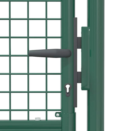 Fence Gate Steel 39.4x59.1" Green