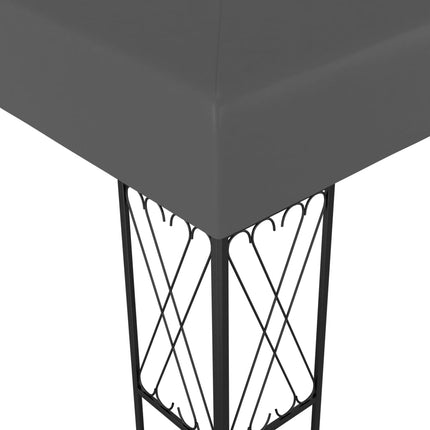 Gazebo 9.8'x9.8'Anthracite Fabric