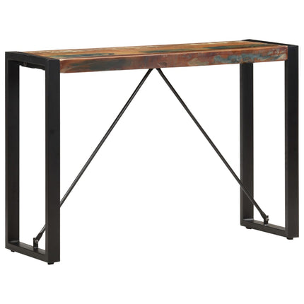 Console Table 43.3"x13.8"x29.9" Solid Reclaimed Wood