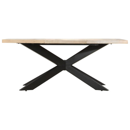 Dining Table 70.9"x35.4"x29.9" Solid Bleached Mango Wood