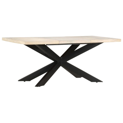 Dining Table 70.9"x35.4"x29.9" Solid Bleached Mango Wood