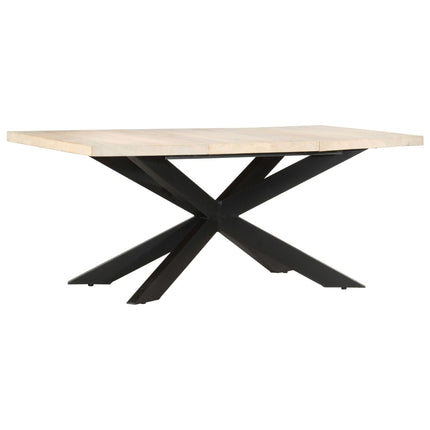 Dining Table 70.9"x35.4"x29.9" Solid Bleached Mango Wood