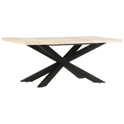 Dining Table 70.9"x35.4"x29.9" Solid Bleached Mango Wood