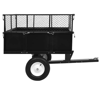 Tipping Trailer for Lawn Mower 661.4 lb Load