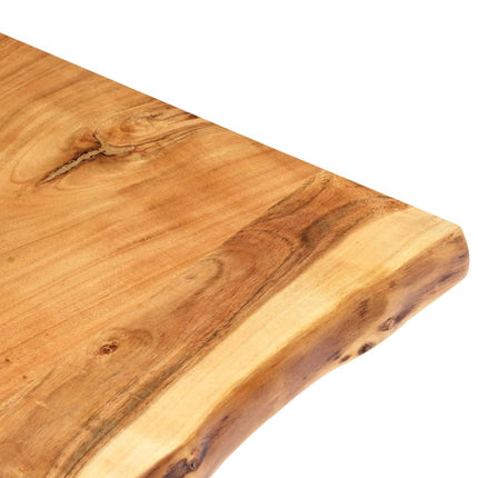Table Top Solid Acacia Wood 31.5"x(19.7"-23.6")x1.5