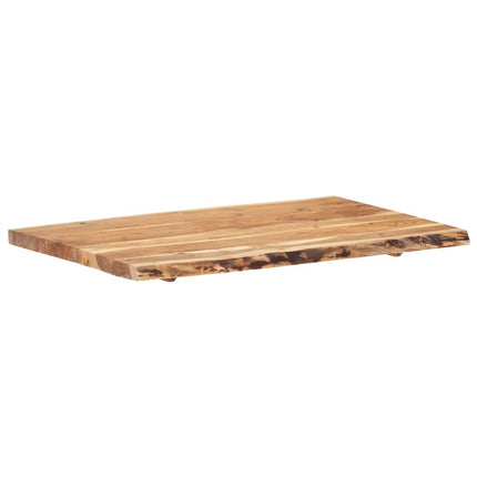 Table Top Solid Acacia Wood 39.4"x(19.7"-23.6")x1.5