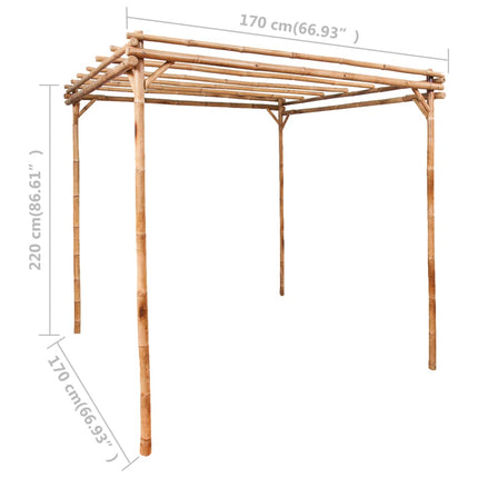 Pergola Bamboo 67"x67"x86.6