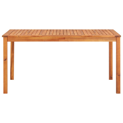 7 Piece Patio Dining Set with Cushions Solid Acacia Wood