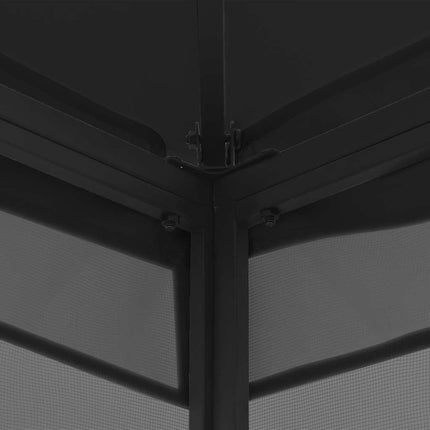 Gazebo with Nets 9.8'x9.8'x8.7'Anthracite