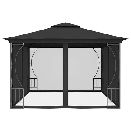 Gazebo with Nets 9.8'x13.1'x8.7'Anthracite