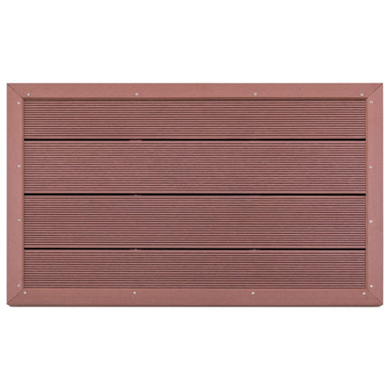 Floor Element for Solar Shower Brown 39.8"x24.8"x2.2" WPC