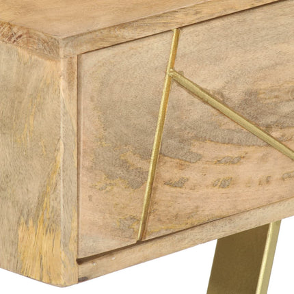 Writing Desk with Drawers 39.4"x21.7"x29.5" Solid Mango Wood