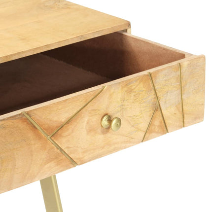 Writing Desk with Drawers 39.4"x21.7"x29.5" Solid Mango Wood